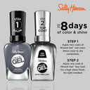 Sally Hansen Miracle Gelã¢Â, Slate-R Girl, Long Lasting, Gel-Like Formula, No Uv Lamp Needed, Grey Nail Polish