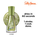 Sally Hansen Insta-Driã¢Â® Holo-Glow, Limelight, Quick Dry, Long Lasting, Streak-Free Shine, Metallic Green Nail Polish