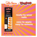 Sally Hansen Salon Effectsã¢Â® Perfect Manicure, Ring Pop Do Me A Flavor, Press On Nails, Oval Shaped, Non-Damaging Adhesive Tabs, File, And Alcohol Pad Included