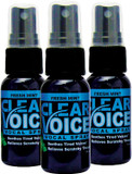Liquidhealth Clear Voice Oral Throat Spray Singing Ease Clarity Soothing Dampener Moisturizer Relief Vocal Eze Reducer Booster Treatment, Fresh Mint Flavor (3Pack)