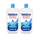 Biotã£Â¨Ne Oral Rinse Mouthwash For Dry Mouth, Breath Freshener And Dry Mouth Treatment, Fresh Mint - 33.8 Fl Oz(Pack Of 2)