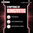 Listerine Clinical Solutions Gum Health Antiseptic Mouthwash, Antigingivitis & Antiplaque Oral Rinse Helps Prevent Buildup & Kills Germs For Healthier Gums, Icy Mint, Twin Pack, 2 X 1 L