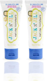 Jack N' Jill Natural Toddler Toothpaste For Baby, Kids And Infants 6 Months & Up, Fluoride Free Training Toothpaste For Toddlers 1-3, 40% Xylitol, Bpa Free - Bubblegum, 1.76 Oz (Pack Of 2)