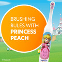 Spinbrush Princess Peach Kids Electric Battery Toothbrush, Soft, 1 Ct