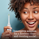 Gurunanda Replacement Sonic Brush Head (Pack Of 6) - Compatible With Gurunanda Sonic Toothbrushes - Round-Ended, Soft Bristles To Help With Plaque Control & Teeth Whitening - Iprx Waterproof (White)