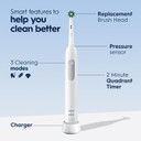 Oral-B Pro 1000 Rechargeable Electric Toothbrush, White