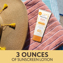 Aveeno Protect + Hydrate Moisturizing Body Sunscreen Lotion With Broad Spectrum Spf 60 & Prebiotic Oat, Weightless & Refreshing Feel, Paraben-Free, Oil-Free, Oxybenzone-Free, 3.0 Fl. Oz