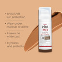 Eltamd Uv Daily Spf 40 Tinted Face Sunscreen Moisturizer, Tinted Moisturizer For Face With Spf, Great For Dry, Combination, And Normal Skin