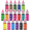 Gel Food Coloring,18 Food Coloring Gel Set For Cake, Cookie Easter Egg Decorating, Cherrysea Edible Vibrant Gel Food Dye For Baking, Icing, Fondant, Macaron, Frosting,Gluten Free,Vegan Tasteless - 6G/Bottle