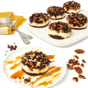 David'S Cookies Turtle Chocolate Pecan Mini Cheesecakes - 6Pcs Of Gourmet Bite-Sized Treats - Decadent Crunchy Pecans Made With Only The Finest Ingredients