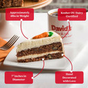 David'S Cookies Layered Carrot Cake 10" - Pre-Sliced 14 Pcs. Fresh Gourmet Bakery Dessert With Rich Cream Cheese Frosting, Delicious Gourmet Easter Food Cake Gift Idea For Women, Men, Kids And Family