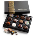 Cookies Gift Box - Chocolate Covered Cookies Gift Box - Vegan Gourmet Gifts For Him/Her - Birthday, Graduation, Thank You, Anniversary, Employees Appreciation