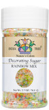 Nature'S Colors, Rainbow Sugar , Pure Sugar Sprinkles For Baking And Decorating, Small , 3.3 Oz Jar (Pack Of 1)