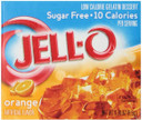 Jell-O Orange Sugar Free Gelatin Dessert Mix (0.3 Oz Box)