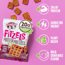 Lenny & Larry'S Everything Bagel Fitzels- Savory Pretzel Snacks Incredibly Tasty, High Protein Salty, Vegan, Kosher 20 G'S Of Plant Based Protein 8 (Eight) Bags, 3 Oz Each Lenny & Larry'S Everything Bagel Fitzels- Savory Pretzel Snacks Incredibly Tasty, High Protein Salty, Vegan, Kosher 20 G'S Of Plant Based Protein 8 (Eight) Bags, 3 Oz Each