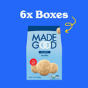 Madegood Vanilla Cookies (6 Boxes, 7Oz Each) Organic, Improved Taste & Texture