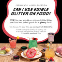 Monã£Â©Gasque Red Edible Glitter For Cakes 10G - Halloween Edible Red Glitter & Red Drink Glitter - Edible Glitter Red - Red Edible Glitter For Drinks Red Food Glitter - Red Edible Glitter For Cocktails