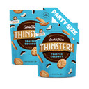 Thinsters Cookie Thins Cookies, Toasted Coconut, 16Oz (Pack Of 2), Non-Gmo, Peanut Free, No Corn Syrup, Crunchy Cookies, No Artificial Flavors, Colors, Or Preservatives