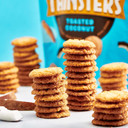 Thinsters Cookie Thins Cookies, Toasted Coconut, 16Oz (Pack Of 2), Non-Gmo, Peanut Free, No Corn Syrup, Crunchy Cookies, No Artificial Flavors, Colors, Or Preservatives