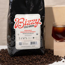 Bizzy Organic Cold Brew Coffee | Smooth & Sweet Blend | Whole Bean Coffee | Medium Roast | 100% Arabica | 5 Lb