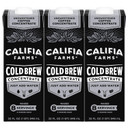 Califia Farms - Unsweetened Cold Brew Coffee Concentrate, 32 Oz (Pack Of 3), 100% Arabica, Shelf Stable, Plant Based, Vegan, Gluten Free, Non Gmo, Sugar Free, Iced Coffee