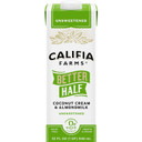 Califia Farms - Unsweetened Better Half, Half And Half Substitute, 32 Oz, Almond Milk, Coconut Cream, Coffee Creamer, Keto, Shelf Stable, Dairy Free, Plant Based, Vegan
