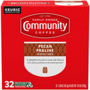 Community Coffee Pecan Praline Medium Roast Single Serve Keurig K-Cup Pods 32 Ct Box