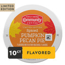 Community Coffee Spiced Pumpkin Pecan Pie Flavored 10 Count Coffee Pods, Medium Roast Compatible With Keurig 2.0 K-Cup Brewers, 10 Count (Pack Of 1)