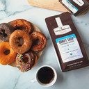 Fresh Roasted Coffee, Organic Donut Shop, 2 Lb (32 Oz), Medium Roast, Kosher, Whole Bean