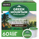 Green Mountain Coffee Roasters Sumatra Reserve, Keurig Single Serve K-Cup Pods, Dark Roast Coffee, 60 Count, (6 Packs Of 10)