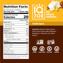 Iqjoe Instant Mushroom Coffee Packets With Lionã¢ÂS Mane And Magtein Magnesium L-Threonate - New Vanilla Spice - Clarity And Mood Enhancing - Sugar Free, Keto, Vegan - 200Mg Natural Caffeine - 40 Count