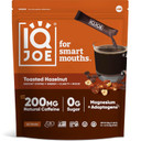 Iqjoe Instant Mushroom Coffee Packets With Lionã¢ÂS Mane And Magtein Magnesium L-Threonate - Toasted Hazelnut - Clarity And Mood Enhancing - Sugar Free, Keto, Vegan - 200Mg Natural Caffeine - 40 Count