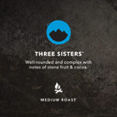 Three Sisters, Kicking Horse Coffee, Medium Roast, Ground, 10 Oz - Certified Organic, Fairtrade, Kosher Coffee