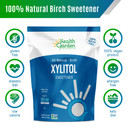 Health Garden Birch Xylitol Sweetener - Pure Birch Xylitol - Non Gmo, Kosher, And Made In The U.S.A. - Ideal Powdered Sugar Substitute - Non-Gmo Sugar Alternative - 2.5 Lb