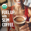 Vitacup Slim Organic Coffee Pods, Diet Support With Ginseng, Garcinia, B Vitamins, Bold Medium Dark Roast, Single Serve Pod, Compatible With Keurig K-Cup Brewers,24 Ct