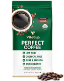 Vitacup Perfect Low Acid Coffee Beans, 11Oz & Perfect Low Acid Ground Coffee, 11 Oz Bundle | Dark Roast, Usda Organic & Fair Trade, Mycotoxin Free, Single Origin