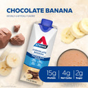 Atkins Chocolate Banana Protein Shake, 15G Protein, Low Glycemic, 4G Net Carb, 2G Sugar, Keto Friendly, 12 Count