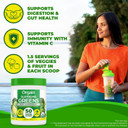 Orgain Supreme Greens Powder With 25 Organic Greens, 50 Superfoods, 1 Billion Probiotics, And Adaptogens, Vegan Greens For Gut Health And Immune Support, 1.5 Servings Of Fruit And Veggies, Lemon Twist