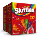 Skittles Zero Sugar Low Calorie Singles To Go Bulk Variety Pack Drink Mix - 2 Boxes Of 40 Sticks Each - 80 Total Sticks - 4 Fruity Flavors: Strawberry, Orange, Green Apple And Grape - Pack Of 2