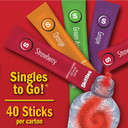 Skittles Zero Sugar Low Calorie Singles To Go Bulk Variety Pack Drink Mix - 2 Boxes Of 40 Sticks Each - 80 Total Sticks - 4 Fruity Flavors: Strawberry, Orange, Green Apple And Grape - Pack Of 2