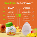 Stur Liquid Water Enhancer | Peach Mango | Sweetened With Stevia | High In Vitamin C & Antioxidants | Sugar Free | Zero Calories | Keto | Vegan | 5 Bottles, Makes 120 Drinks