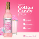 Jordan'S Skinny Mixes Sugar Free Syrup, Cotton Candy Flavor, Fruit Flavored Water Enhancer, Drink Mix For Ice Tea, Lemonade & More, Zero Calorie Flavoring, Keto Friendly, 25.4 Fl Oz, 1 Pack Jordan'S Skinny Mixes Sugar Free Syrup, Cotton Candy Flavor, Fruit Flavored Water Enhancer, Drink Mix For Ice Tea, Lemonade & More, Zero Calorie Flavoring, Keto Friendly, 25.4 Fl Oz, 1 Pack
