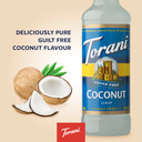 Torani Sugar Free Syrup, Coconut, 25.4 Ounce (Pack Of 4)