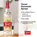 Torani Puremade Zero Sugar Syrup, Caramel, 12.7 Ounce (Pack Of 4)