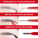 Espoir The Brow Balance Pencil #1 Classic Brown | Eye Brow Pencil That'S Natural And Easy To Draw Without Clumping | A Detailed And Rich Eyebrow Texture | Korean Makeup1 Classic Brown