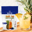 Blue Tea - Pineapple Splash Fruit Tea - 20 Tea Bags || Super Anti-Oxidant || Caffeine Free - Fruity Flavor - Herbal Tea - Natural Ingredients - Farm Fresh - Vegan | Ziplock Packaging Blue Tea - Pineapple Splash Fruit Tea - 20 Tea Bags || Super Anti-Oxidant || Caffeine Free - Fruity Flavor - Herbal Tea - Natural Ingredients - Farm Fresh - Vegan | Ziplock Packaging