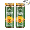 Blue Tea - Calendula Flower Tea Loose Leaf- 1.40 Oz (Pack Of 2) | Anti-Oxidant Rich | Pot Marigold | Pure And Dried | Non - Bitter - Herbal Tea - Caffeine Free - Non-Gmo | Pet Jar Packaging Blue Tea - Calendula Flower Tea Loose Leaf- 1.40 Oz (Pack Of 2) | Anti-Oxidant Rich | Pot Marigold | Pure And Dried | Non - Bitter - Herbal Tea - Caffeine Free - Non-Gmo | Pet Jar Packaging