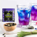 Blue Tea - Butterfly Pea Lemongrass Tea - 30 Pyramid Tea Bags | Fathers Day Gift | Natural Colorant | Non-Gmo - Caffeine-Free - Farm-Fresh - Food, Iced Teas - Eco-Conscious Premium Tin Pack
