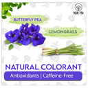 Blue Tea - Butterfly Pea Lemongrass Tea - 30 Pyramid Tea Bags | Fathers Day Gift | Natural Colorant | Non-Gmo - Caffeine-Free - Farm-Fresh - Food, Iced Teas - Eco-Conscious Premium Tin Pack