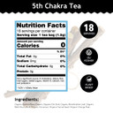 Buddha Teas - 5Th Chakra Tea - Organic Herbal Tea - For Communication, Creativity & Self-Expression - With Licorice, Cinnamon & Aquamarine Essence - Ou Kosher - 18 Tea Bags (Pack Of 1)